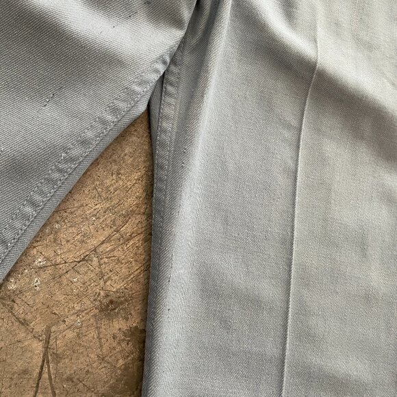 Vintage Levi's BIG E 60s 70s Black Gold Tab Staprest Baby Blue Jeans Womens 26 - Picture 4 of 12